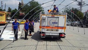 Çanakkale AFAD Manisa'daki deprem bölgesinde