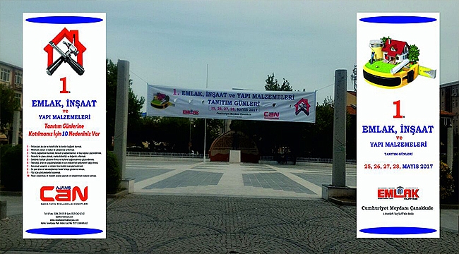 Çanakkale Emlak İnşaat Ve Yapı Malzemeleri Tanıtım Günleri yapılacak
