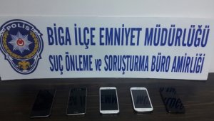 Çanakkale'de telefon hırsızı yakalandı