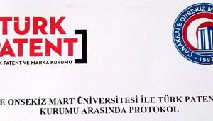 ÇOMÜ patent konusunda önemli bir adım daha attı