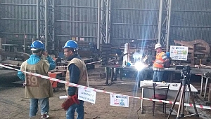 Çtso'da Mayıs ayı çelik kaynakçı sınavları tamamlandı