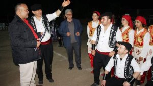 Etili köyünde halk oyunları gecesi