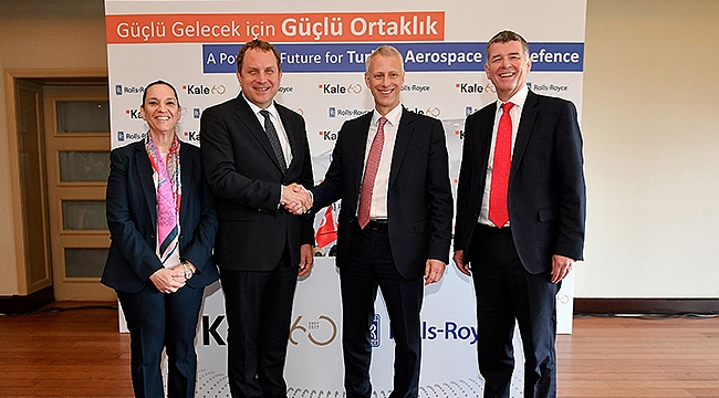 Kale Grubu ve Rolls-Royce uçak motoru üretmek için ortak oldu