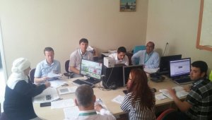 Lapseki devlet hastanesinde tatbikat