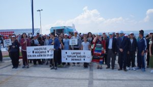 Lapseki'de sağlıklı yaşam yürüyüşü