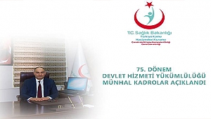 2017 75. Dönem Devlet Hizmeti Yükümlülüğü Münhal kadrolar açıklandı