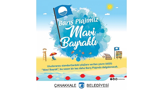 Barış Plajında Mavi Bayrak 3. Kez Dalgalanacak...