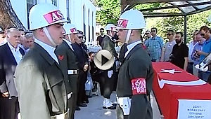 Binbaşı Koray Onay Çanakkale'de son yolculuğuna uğurlanıyor