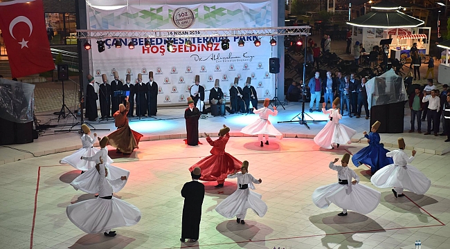 Çan Belediyesi 9. Ramazan Etkinlikleri'nde Mest Eden Semazen Gösterisi