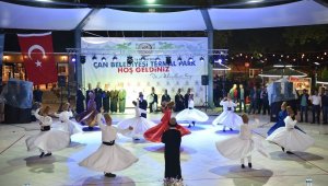 Çan Belediyesi 9'uncu Ramazan Etkinlikleri'nde mest eden semazen gösterisi