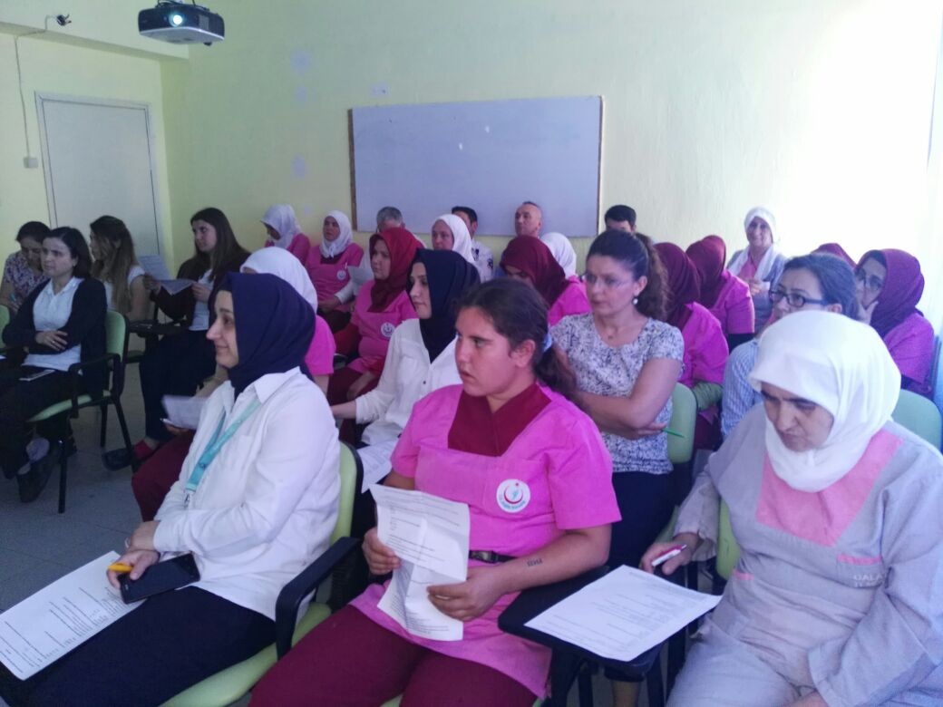 Çan Devlet Hastanesi'nde temel ve ileri yaşam desteği eğitimi verildi