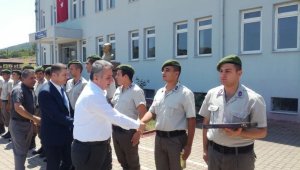 Çan'da bayramlaşma töreni