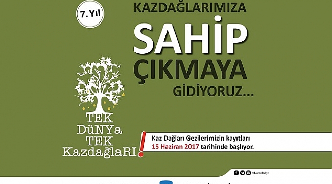 Çanakkale Belediyesi'nin Kazdağları Gezisi Başlıyor...