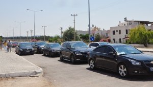 Çanakkale iskelelerinde araç yoğunluğu