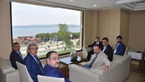 Çanakkale Valisi Tavlı, Genel Sekreter Köklü'yü ziyaret etti