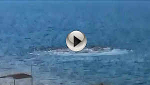 Denizde korkutan görüntü