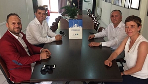 "İl Kültür Turizm Müdürü Kemal dokuz'un nezaket ziyareti"