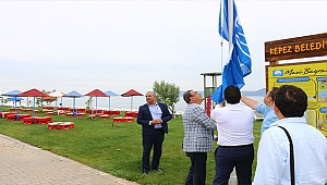Kepez Belediyesi halk plajına mavi bayrak
