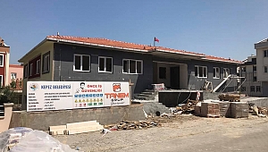 Kepez Belediyesi'nin Yapımına Başladığı Aile Sağlığı Merkezi Ve Spor Merkezinin İnşa Çalışmaları Hızla Devam Ediyor.