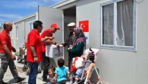 Kızılay'dan depremzedelere yardım