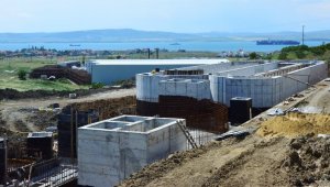 Lapseki'de Atık Su Arıtma Tesisi çalışmaları devam ediyor