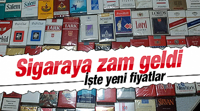Sigaraya Zam Geldi!!! İşte Yeni Fiyatlar...