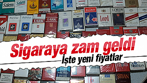 Sigaraya Zam Geldi!!! İşte Yeni Fiyatlar...