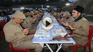 Tarihi Namazgah Tabyaları'nda İftar Açtılar...