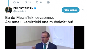 TURAN:"CHP'li vekil baltayı taşa vurdu"