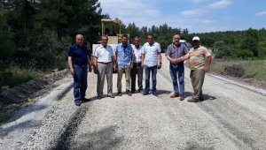 Yenice'de köy yolları asfaltlanıyor