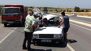 Ağaköy'de Kaza 2 Yaralı