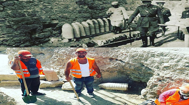 Asırlık Top Mermileri Gün Işığına Çıkarıldı...