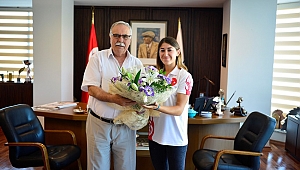 Balkan Şampiyonu Aygün'den Başkan Gökhan'a Ziyaret...