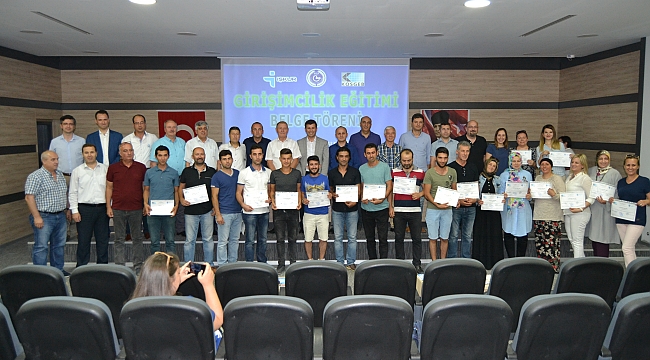 Biga Tso'dan Girişimci Adayları İçin Sertifika Töreni...