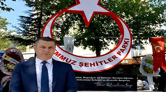 Çan Belediye Başkanı Dr. Abdurrahman Kuzu'nun 15 Temmuz Şehitleri Anma, Demokrasi Ve Milli Birlik Günü Mesajı