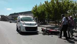 Çan'da trafik kazası: 1 yaralı