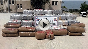 Çanakkale'de 1.5 Ton Esrar Ele Geçirildi! İşte O Görüntüler...