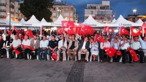 Çanakkale'de vatandaşlar nöbet tuttu