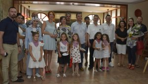 ÇOMÜ Kreş öğrencilerinden resim sergisi