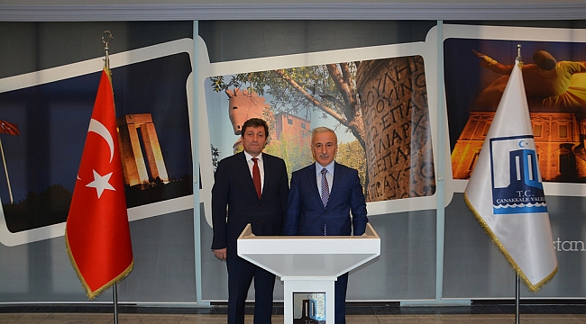 Kayseri Valisi Süleyman KAMÇI, Vali Orhan TAVLI'ya Nezaket Ziyaretinde Bulundu