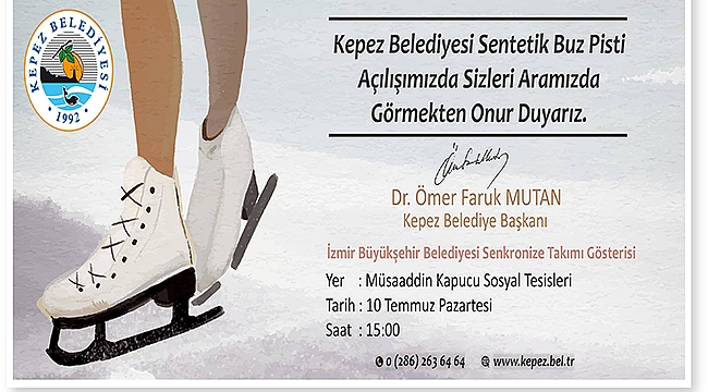 Kepez'de Sentetik Buz Pisti Açılıyor...