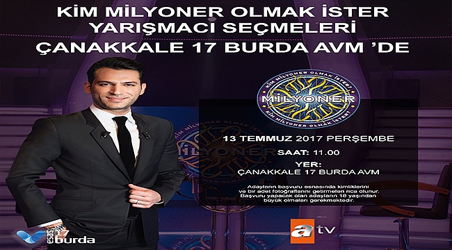 Kim Milyoner Olmak İster Seçmeleri 17 Burda AVM'de