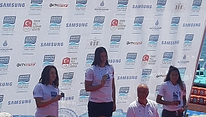 Kıtalararası Yüzme Yarışının Yıldızı Nilay Erkal Oldu...