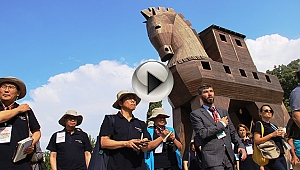  Kore heyetinden Troia'ya ziyaret