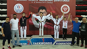 Milli ve Yıldız Taekwondocumuz Zeynep Taşkın Türkiye şampiyonu olarak Dünya şampiyonasına katılma yolunu aralamış oldu