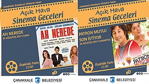 Açık Hava Sinema Gecelerinde Bu Hafta…