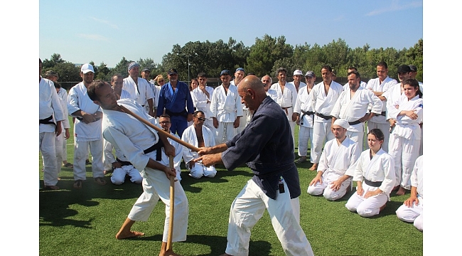 Aikido öğrenmek için dünyanın bir çok yerinden Çanakkale'deki kampa geldiler