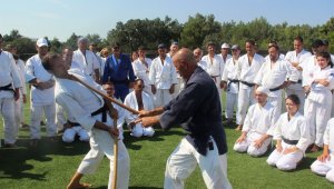 Aikido öğrenmek için dünyanın bir çok yerinden Çanakkale'deki kampa geldiler
