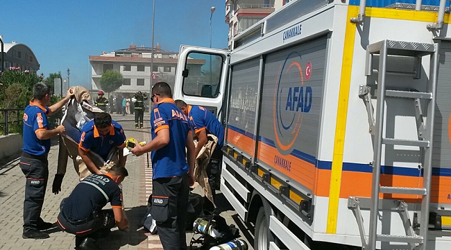 Araştırma Hastanesinde Çıkan Yangında AFAD Ekibi KBRN Ölçümleri Yaptı..