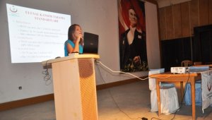 Ayvacık'ta kanser bilgilendirme toplantısı